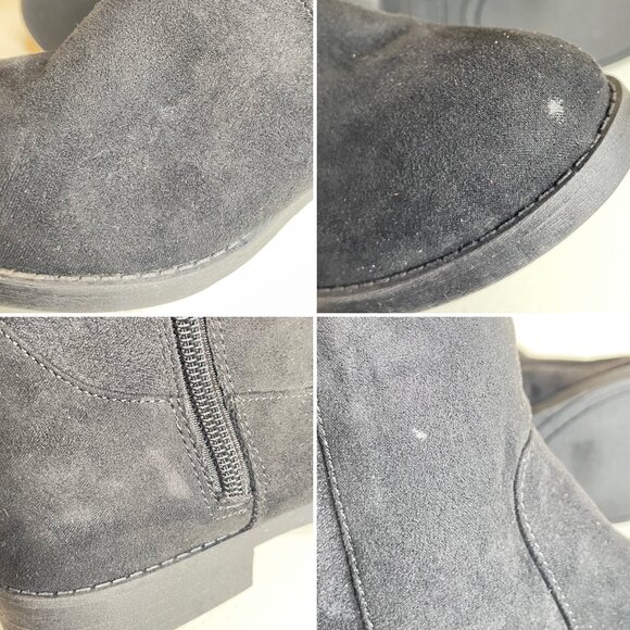 Macy's Style & Co Flawed Hayley Over-The-Knee Faux Suede Zip Boots Size 6 - Picture 12 of 16